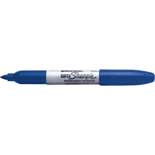 Marqueurs permanents - Super, Bleu, Pointe Fin Auto Electric Service Ltd.