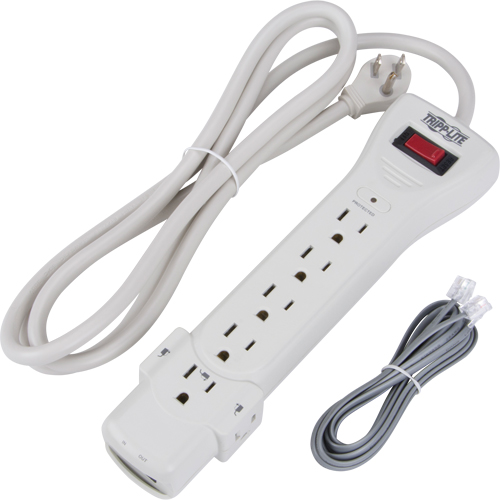 Protect-It Surge Suppressors, 7 Outlets, 1080 J, 1800 W, 6' Cord Auto Electric Service Ltd.