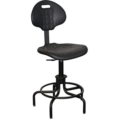 6000 Series Stool with Back, Stationary, Adjustable Height, 250 lbs. Capacity Auto Electric Service Ltd.
