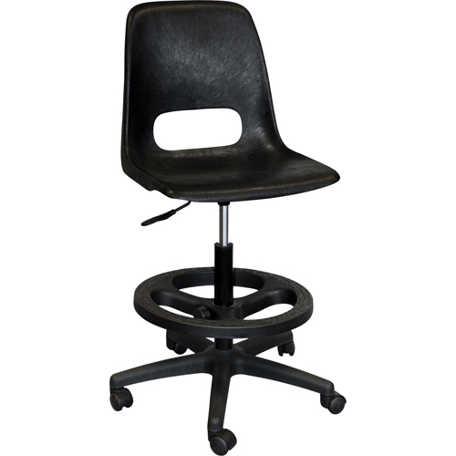 800 Series Classroom Stool with Back, Mobile, Adjustable Height, 250 lbs. Capacity Auto Electric Service Ltd.