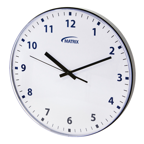 12 H Clock, Analog, Battery Operated, 12-3/4", Black Auto Electric Service Ltd.