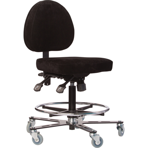 Si&egrave;ges ergonomiques pour le soudage TF180, Su&egrave;de, Noir, Capacit&eacute; 300 lb Auto Electric Service Ltd.