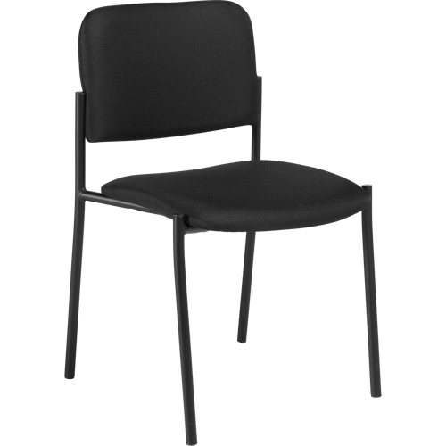 Chaises sans accoudoirs empilables, Tissu, Hauteur 32", Capacit&eacute; 300 lb, Noir Auto Electric Service Ltd.