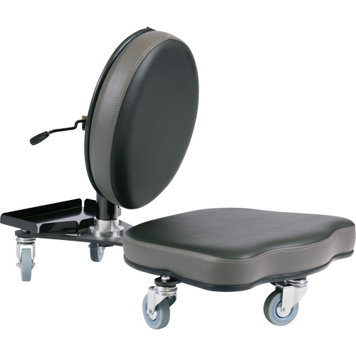 Flex Ergonomic Chair, Vinyl, Black/Grey Auto Electric Service Ltd.