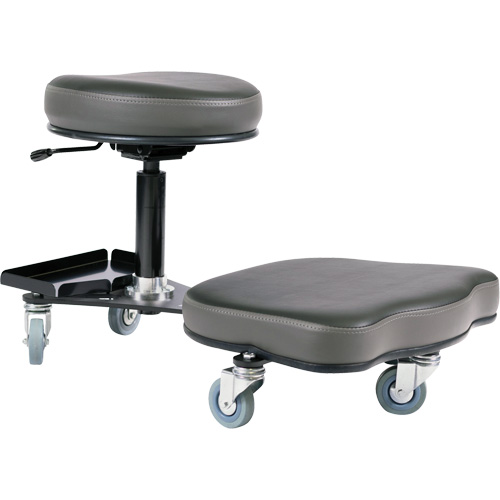 Flex Ergonomic Chair, Vinyl, Black/Grey Auto Electric Service Ltd.