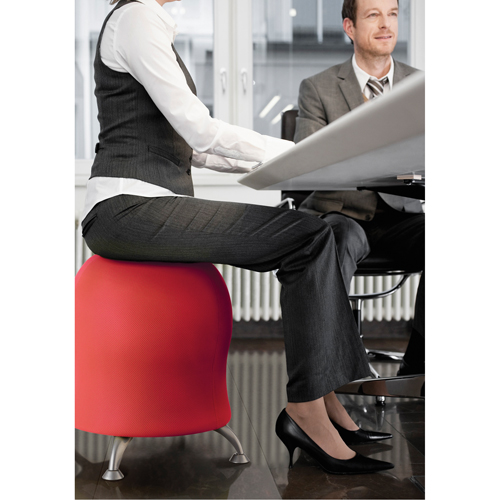 Chaise sph&eacute;rique Zenergy, Tissu, Rouge, Capacit&eacute; 250 lb Auto Electric Service Ltd.