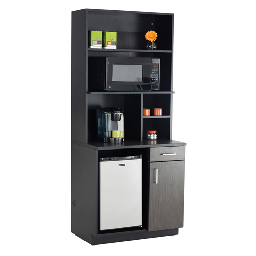 Armoire modulaire, M&eacute;lamine, 39" h x 36" la x 25" P, Nuit d'Asie/noir Auto Electric Service Ltd.