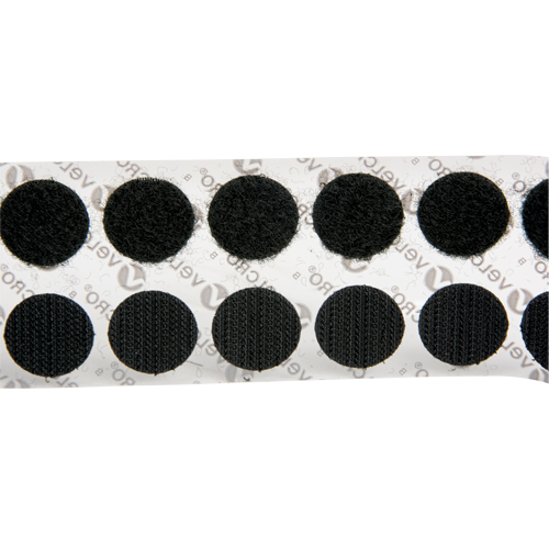 Fastener Coins, Hook & Loop, 3/4" Dia., Adhesive, Black Auto Electric Service Ltd.