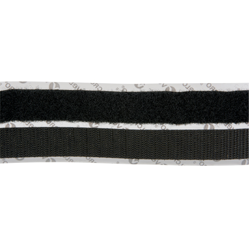 Attache, Boucle et crochet, 15' x 3/4", Adh&eacute;sif, Noir Auto Electric Service Ltd.