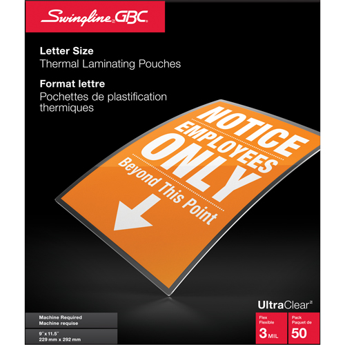 Swingline UltraClear Laminating Letter Pouches Auto Electric Service Ltd.