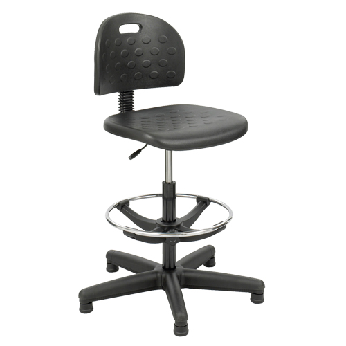 Soft Tough Stool, Stationary, Adjustable Height, 250 lbs. Capacity Auto Electric Service Ltd.