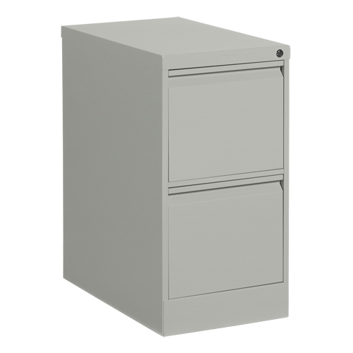 Vertical Filing Cabinet, Steel, 2 Drawers, 15-1/7" W x 25" D x 29" H, Grey Auto Electric Service Ltd.