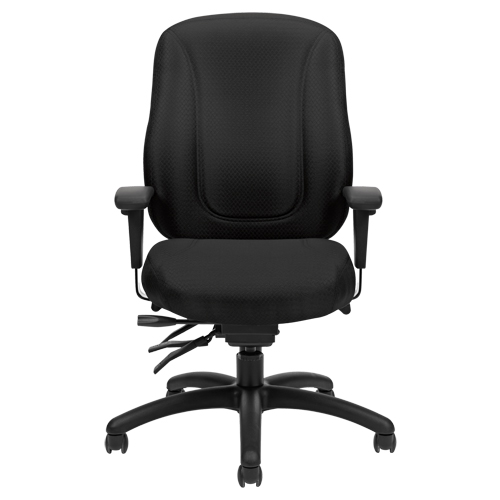 Overtime High Back Chair, Fabric, Black, 300 lbs. Capacity Auto Electric Service Ltd.
