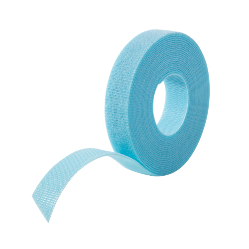 One-Wrap&reg; Cable Management Tape, Hook & Loop, 25 yds x 3/4", Self-Grip, Aqua Auto Electric Service Ltd.