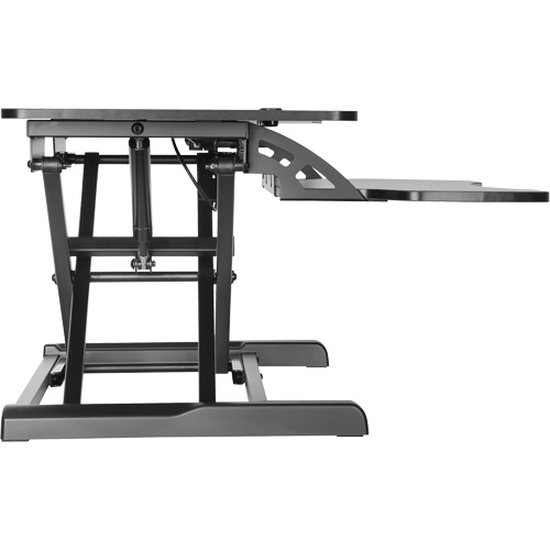 Poste de travail assis-debout Goya, Mod&egrave;le de bureau, 22" h x 31-1/2" la x 24" p, Noir Auto Electric Service Ltd.