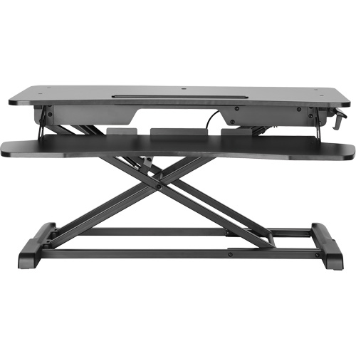 Poste de travail assis-debout Goya, Mod&egrave;le de bureau, 22" h x 31-1/2" la x 24" p, Noir Auto Electric Service Ltd.