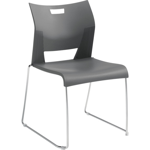Chaise de formation sans bras Duet, Plastique, Hauteur 33-1/4", Capacit&eacute; 350 lb, Gris Auto Electric Service Ltd.
