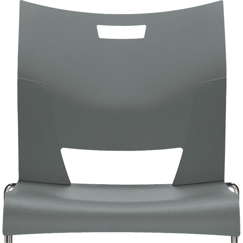 Chaise de formation sans bras Duet, Plastique, Hauteur 33-1/4", Capacit&eacute; 350 lb, Gris Auto Electric Service Ltd.