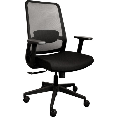 Activ Series Synchro-Tilt Office Chair, Fabric/Mesh, Black, 275 lbs. Capacity Auto Electric Service Ltd.