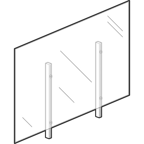 Vitre hygi&eacute;nique, 36" la x 36" h Auto Electric Service Ltd.