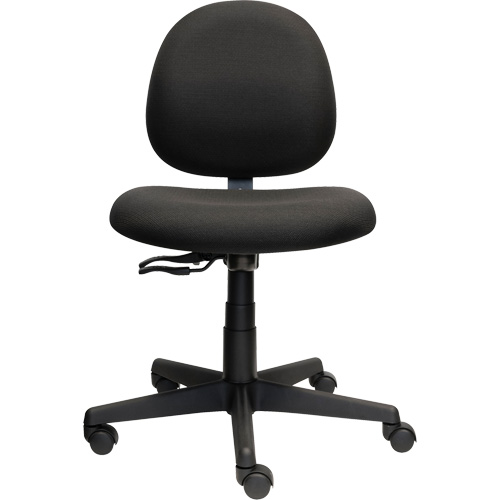Chaise de travail &agrave; dossier bas Aspen, Tissu, Noir, Capacit&eacute; 275 lb Auto Electric Service Ltd.
