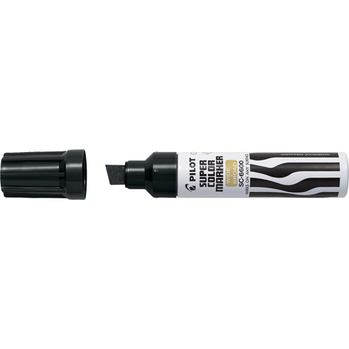 Super Colour Jumbo Permanent Marker, Black, Chisel Tip Auto Electric Service Ltd.
