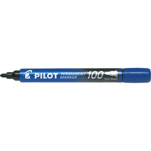 Series 100 Permanent Marker, Blue, Bullet Tip Auto Electric Service Ltd.