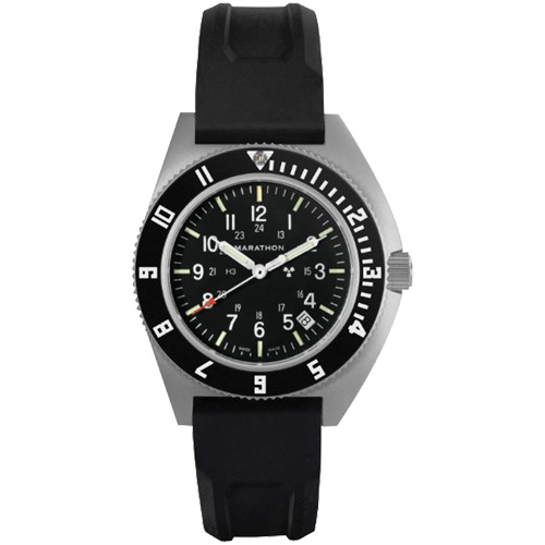 Montre Steel Navigator avec date sur ensemble bracelet en caoutchouc noir de trois morceaux, Num&eacute;rique, &agrave; piles, 41 mm, Noir Auto Electric Service Ltd.