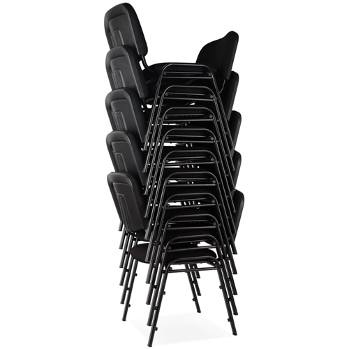 Stacking Chairs, Fabric, 32" High, 250 lbs. Capacity, Black Auto Electric Service Ltd.