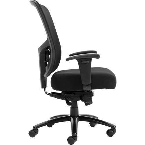 Raven 400 High-Back Heavy-Duty Synchro-Tilter, Mesh, Black, 400 lbs. Capacity Auto Electric Service Ltd.