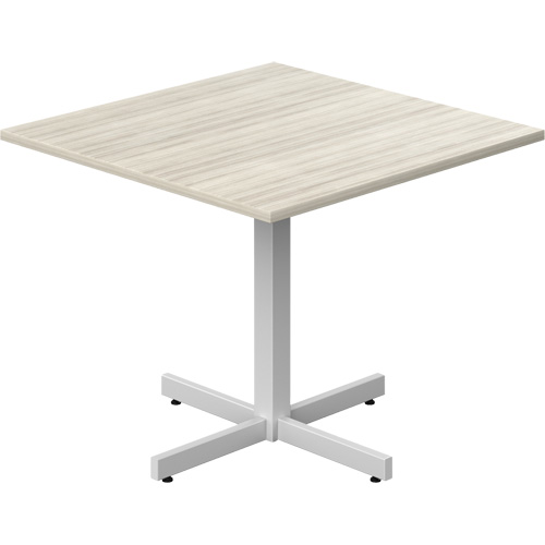Newland Height-Adjustable Square Table, 36" L x 36" W x 29" H, 1" Top, Laminate, Tan Auto Electric Service Ltd.
