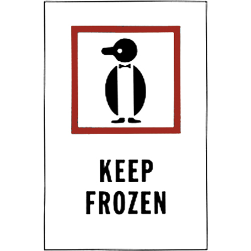 "Keep Frozen" Special Handling Labels, 6" L x 4" W, Red on White Auto Electric Service Ltd.
