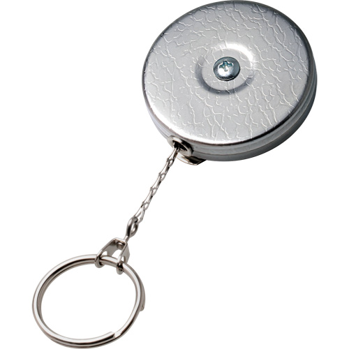 Porte-cl&eacute;s autor&eacute;tractable de s&eacute;rie Original, Chrome, C&acirc;ble 24", Fixation Agrafe de ceinture Auto Electric Service Ltd.