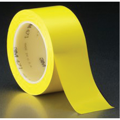 Ruban en vinyle 471, 50,8 mm (2") la x 32,9 m (108') lo, 5,3 mils, Jaune Auto Electric Service Ltd.