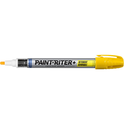 Marqueur &agrave; peinture nettoyable au d&eacute;tergent Paint-Riter+, Liquide, Jaune Auto Electric Service Ltd.