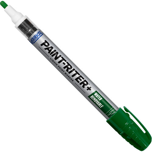 Marqueur &agrave; la peinture nettoyable &agrave; l'eau Paint-Riter+, Liquide, Vert Auto Electric Service Ltd.