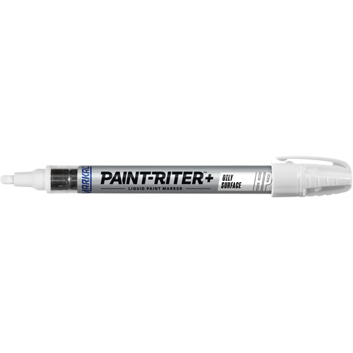 Marqueur pour surfaces huileuses Paint-Riter +, Liquide, Blanc Auto Electric Service Ltd.