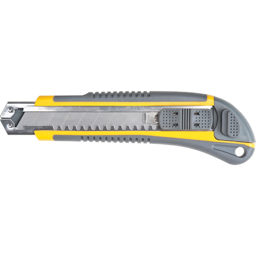 Couteau ATK100, 18 mm, Acier au carbone, Prise en Caoutchouc Auto Electric Service Ltd.