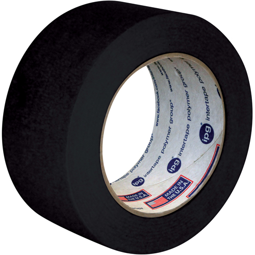 Utility Grade Coloured Masking Tape, 24 mm (1") x 55 m (180'), Black Auto Electric Service Ltd.