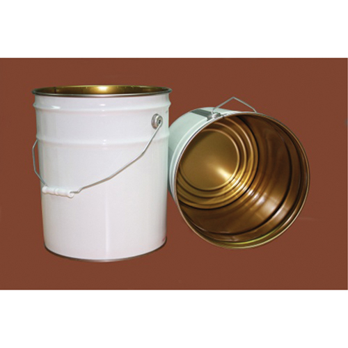 Seau avec couvercle, M&eacute;tal, 20 L Auto Electric Service Ltd.