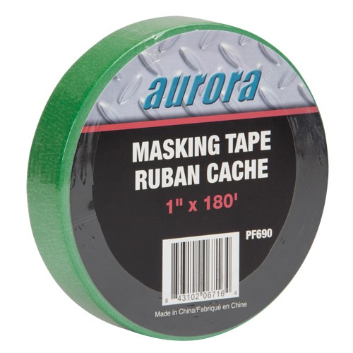 Painters Masking Tape, 25 mm (1") x 55 m (180'), Green Auto Electric Service Ltd.