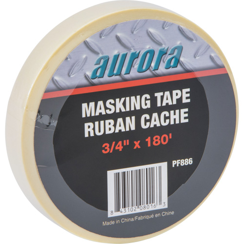 General Purpose Masking Tape, 18 mm (3/4") x 55 m (180'), Beige Auto Electric Service Ltd.
