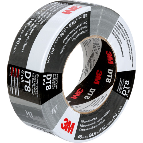 Ruban adh&eacute;sif tout usage DT8, 8 mils, Argent, 48 mm (2") x 55 m (180') Auto Electric Service Ltd.