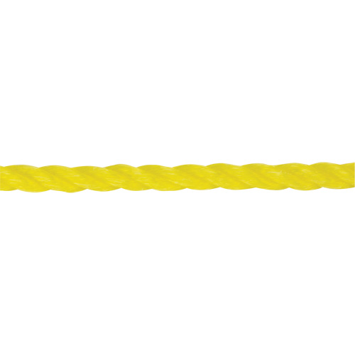 1/4" Braided Yellow Rope, Polypropylene, 1300' Auto Electric Service Ltd.