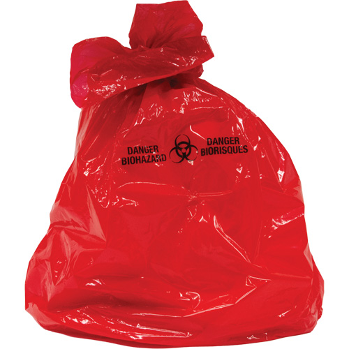 Waste Bags, Bio-Hazard, 38" L x 30" W, 2 mils Auto Electric Service Ltd.
