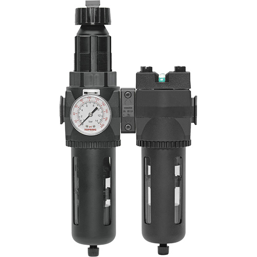 Manual Drain Filter, Regulator & Coalescing Filter with Standard Bowl Modulair 400, 1/4" NPT, 150 PSI, 9.1 fl. oz. Capacity Auto Electric Service Ltd.