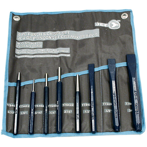 Punch & Chisel Set, 8 Pieces Auto Electric Service Ltd.