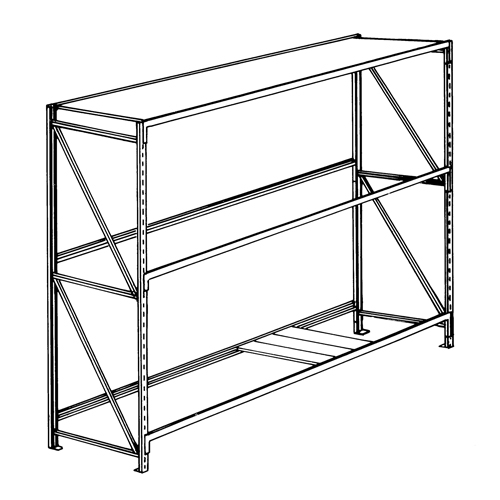 Pronto Bulk Storage Racks - 22-Ga. Shelf Panels, Galvanized Steel, 24" W x 6" D Auto Electric Service Ltd.