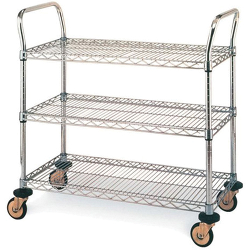 Standard-Duty Utility Carts, Stainless Steel, 18" x 39" x 30", 500 lbs. Capacity Auto Electric Service Ltd.