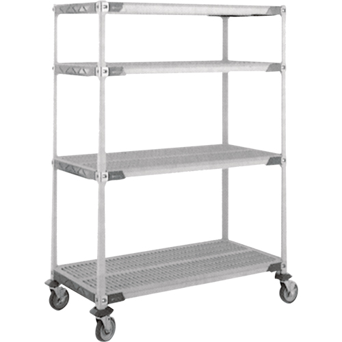 MetroMax i&reg; Stem Caster Cart, 4 Tiers, 18" x 69" x 60", 900 lbs. Capacity Auto Electric Service Ltd.